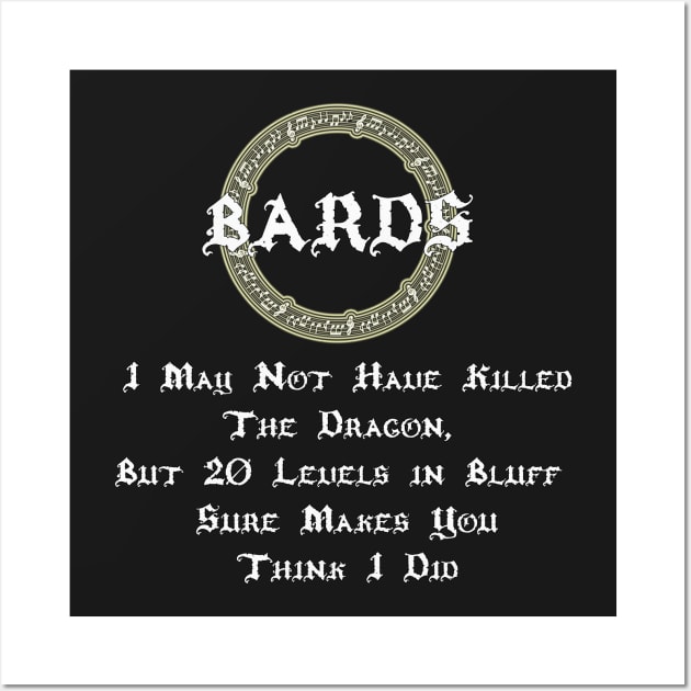 Bards! Wall Art by Wykd_Life